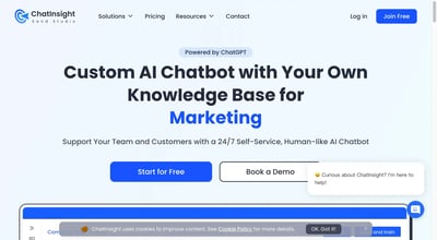 ChatInsight: Anpassbare KI-Chatbots, die mit Ihren Geschäftsdaten trainiert wurden preview